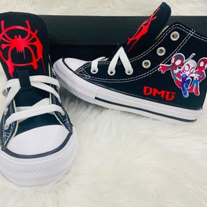 Kids on sale spiderman converse