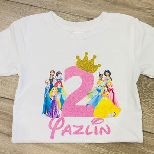 Princess Birthday Shirts