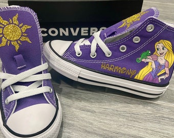 Rapunzel tangled princess converse kids and adults