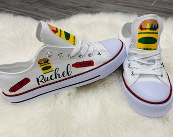 School Teacher Woman Canvas shoes