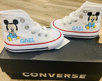 Baby Mickey custom Converse