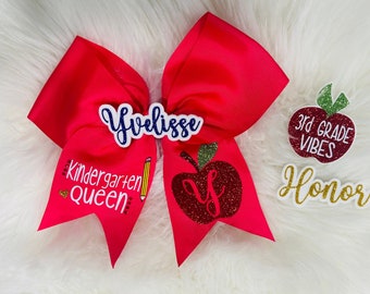 School Personalized  Bows