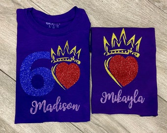 Chemises d'anniversaire des descendants