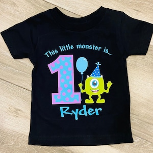 Monster Inc Birthday Shirts