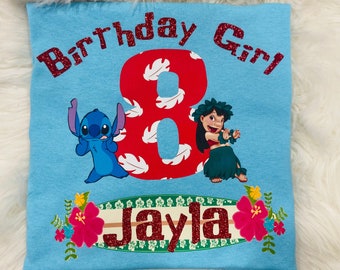 lilo & stitch Birthday T-Shirt