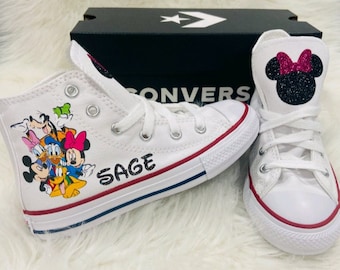 Minnie and friends custom Converse