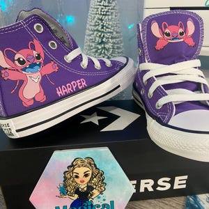 Angel Custom Converse/ Stitch