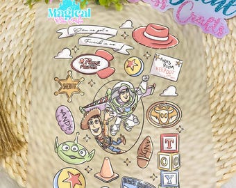 Toy story Ready To heat Press/ Heat Transfer Dtf/  Heat Transfer Vinyl/ toy story DTF