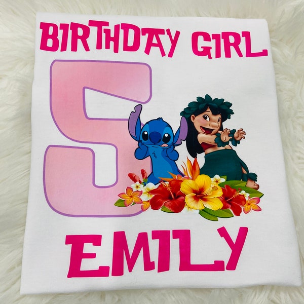 lilo & stitch Birthday T-Shirt