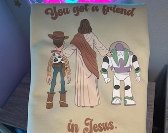 Toy Story Du har en vän i Jesus Gildan tröja
