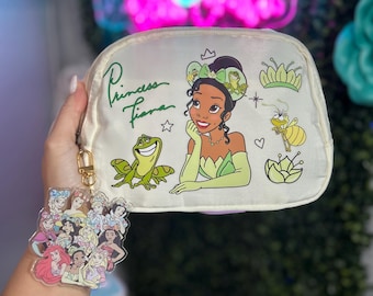 Prinzessin Tiana Gürteltaschen, Disney inspiriert Gürteltasche, Disney Gürteltasche, Disney-Charms, Disney-Taschenanhänger