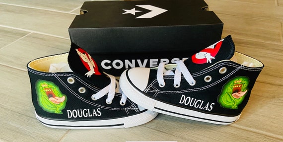 Custom Hand Painted Ghostbusters Converse All Stars canvas sneakers ~ For  Kids ~