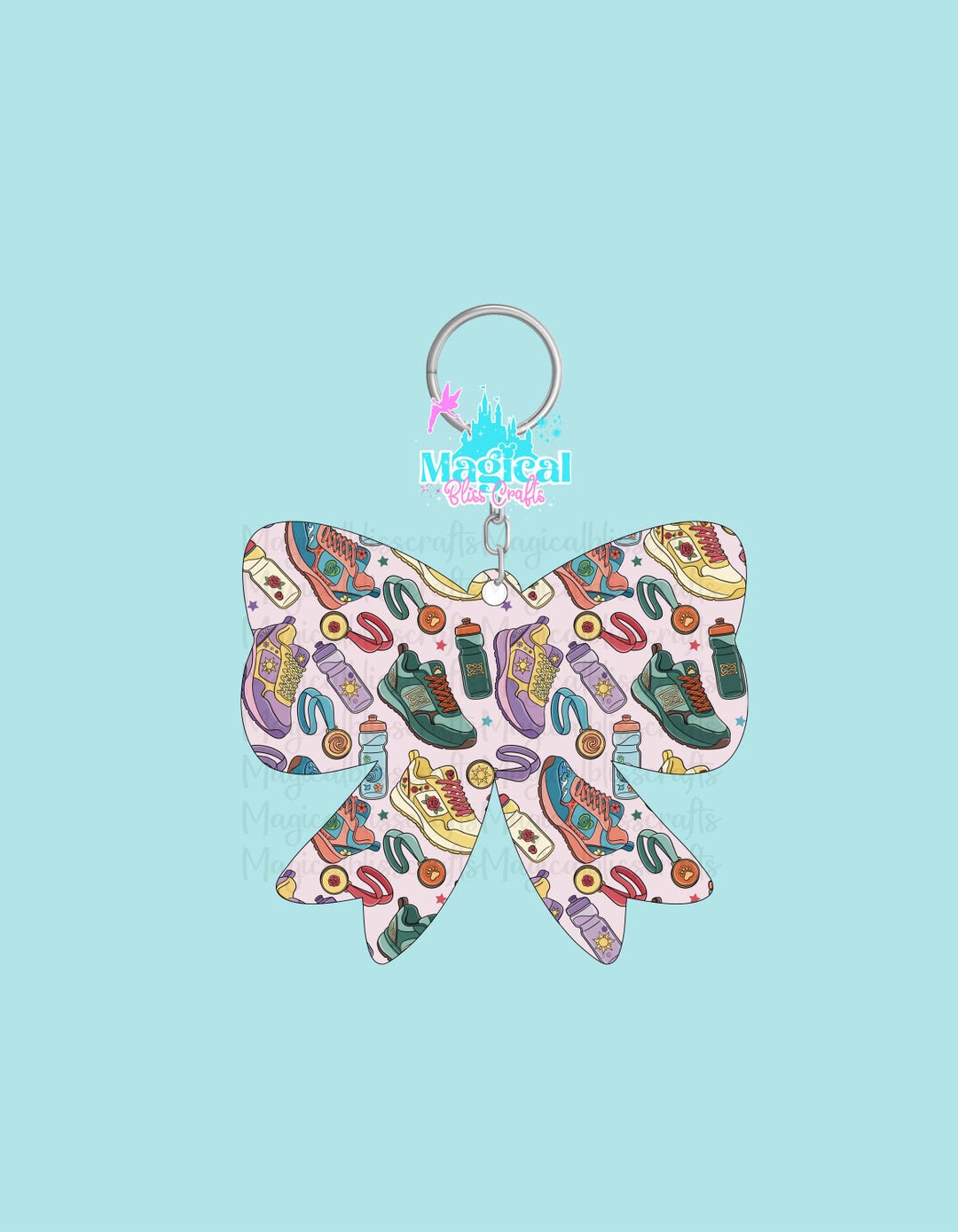 Princess Run Disney Acrylic Custom Key Chains, Bag Charms, Princess Key ...