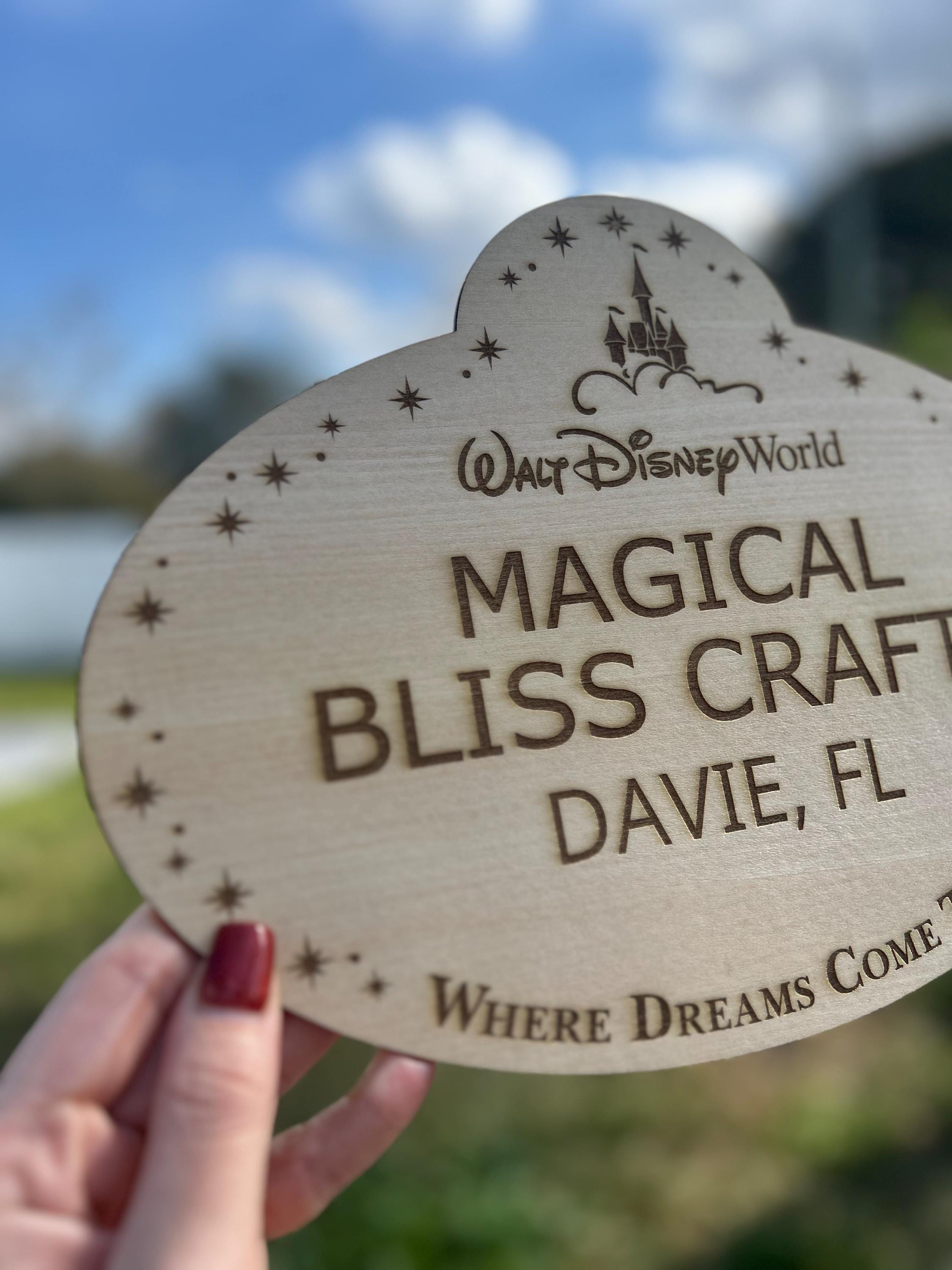 Disney Addition Sign Personalized Disney Cast Member Badge Sign, Disneyland, Disney World ...