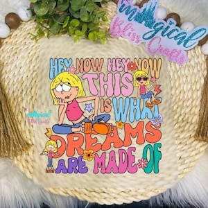 Lizzie McGuire Ready To heat Press/ Heat Transfer Dtf/ princess Heat Transfer Vinyl/ princess DTF