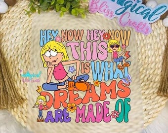 Lizzie McGuire Ready To heat Press/ Heat Transfer Dtf/ princess Heat Transfer Vinyl/ princess DTF