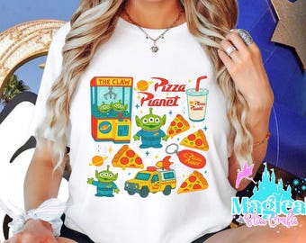 Toy story Aliens pizza planet Park T-shirts, Toy story and friends Park shirts, Dash, slinky, Mickey shirts, Family shirts