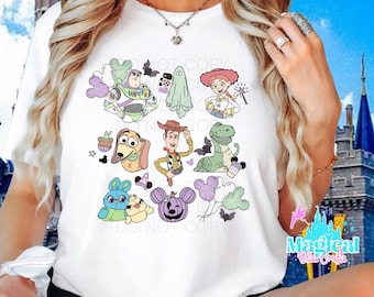 Halloween Toy story Park T-shirts, Toy story and friends Park shirts, Dash, slinky, Mickey shirts, Family shirts