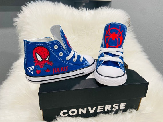 Kids spiderman converse shop