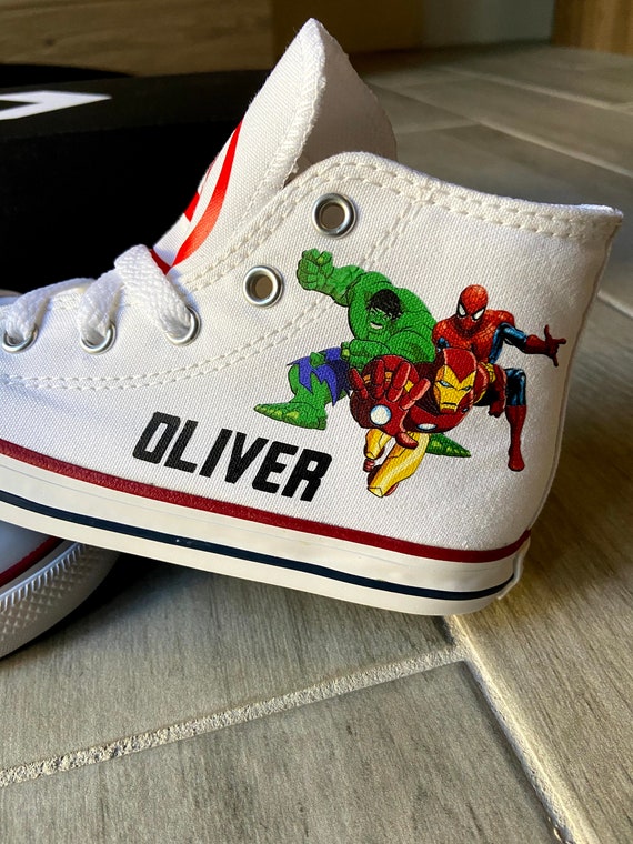 Avengers on sale converse shoes