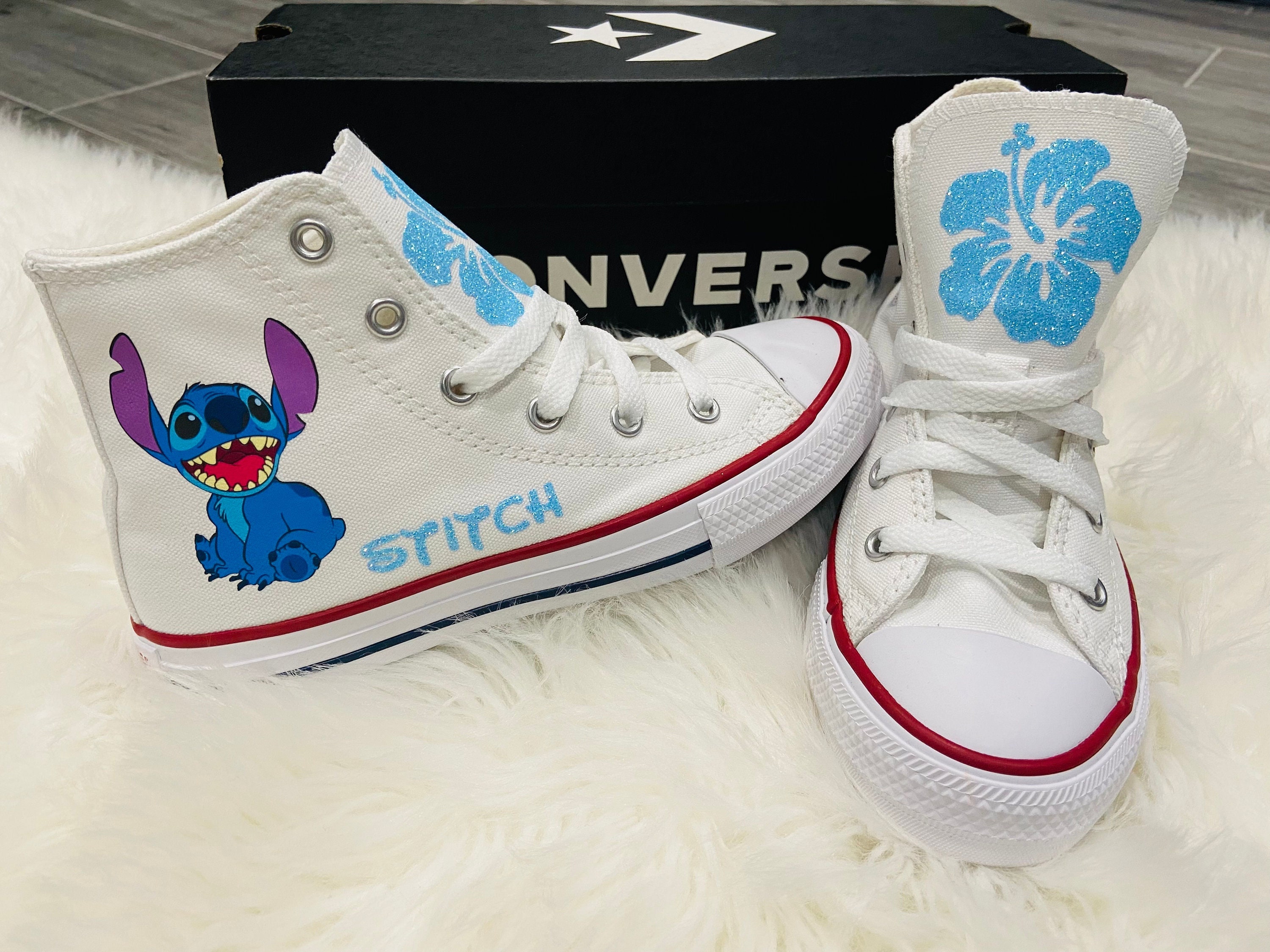 Lilo and Stitch Converse, Personalized Sneakers, Many Colors To Choose ...