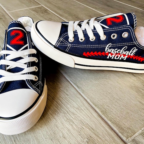 Glitter Baseball Low Top Sneakers Custom Sneakers Baseball