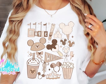 Magical treat Park T-shirts, Mickey and friends Park shirts, Mickey magical, Mickey magic, Family shirts, magic kingdom, Park rides shirts