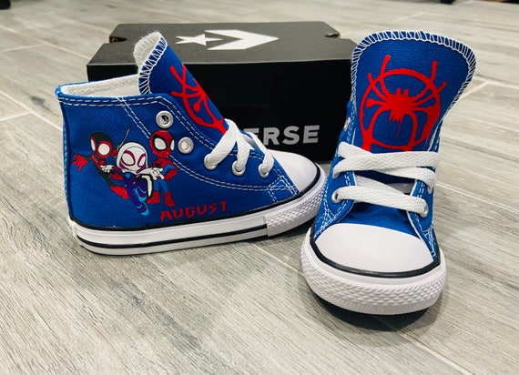 Spiderman Converse Etsy UK