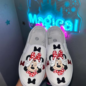 Minnie custom Kids shoes