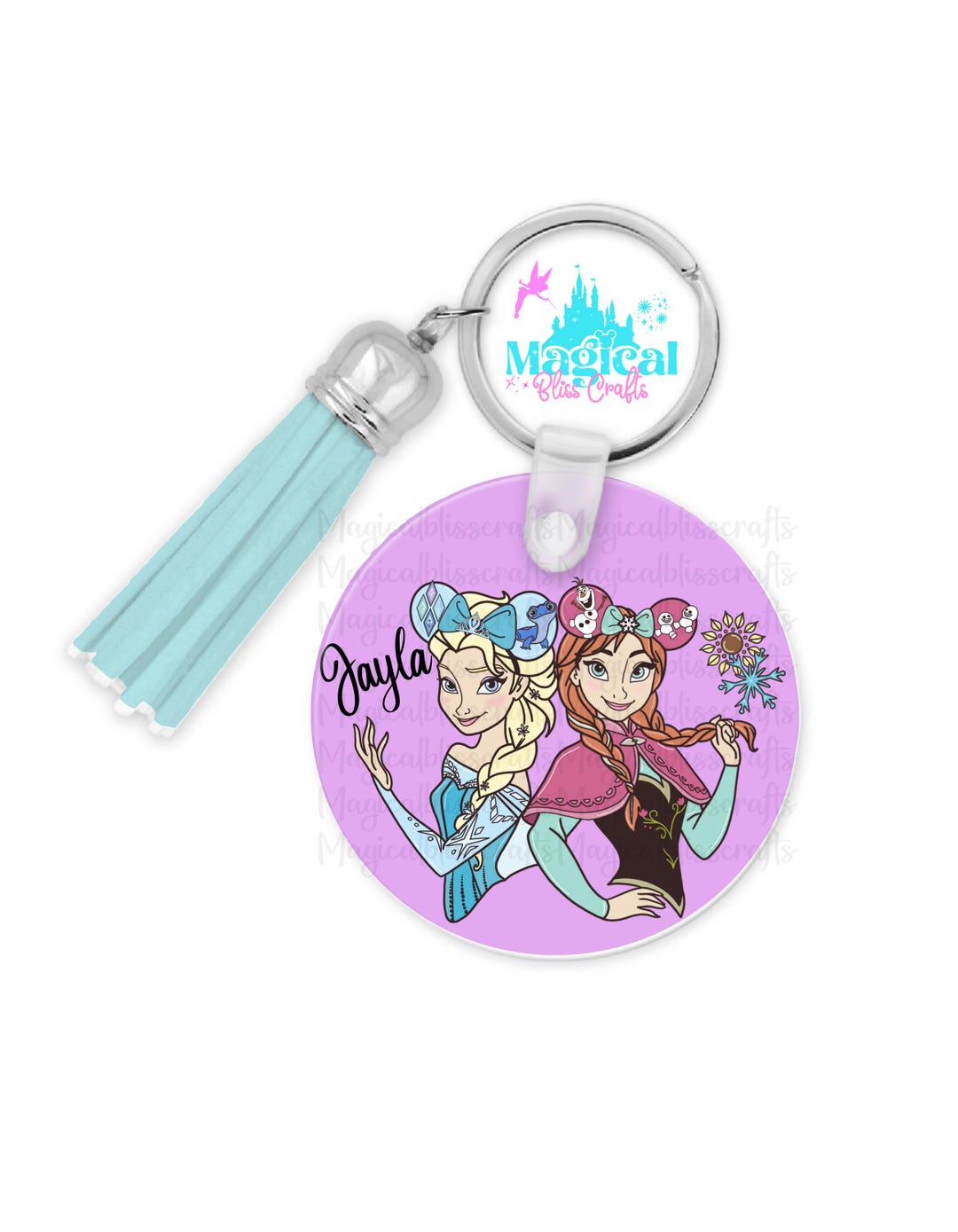 Magical Princess Acrylic Custom Key Chains, Bag Charms, Princess Key ...