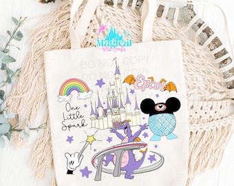 Epcot Tote Bag, Mickey and Friends Tote Bag, Vacation Tote Bag
