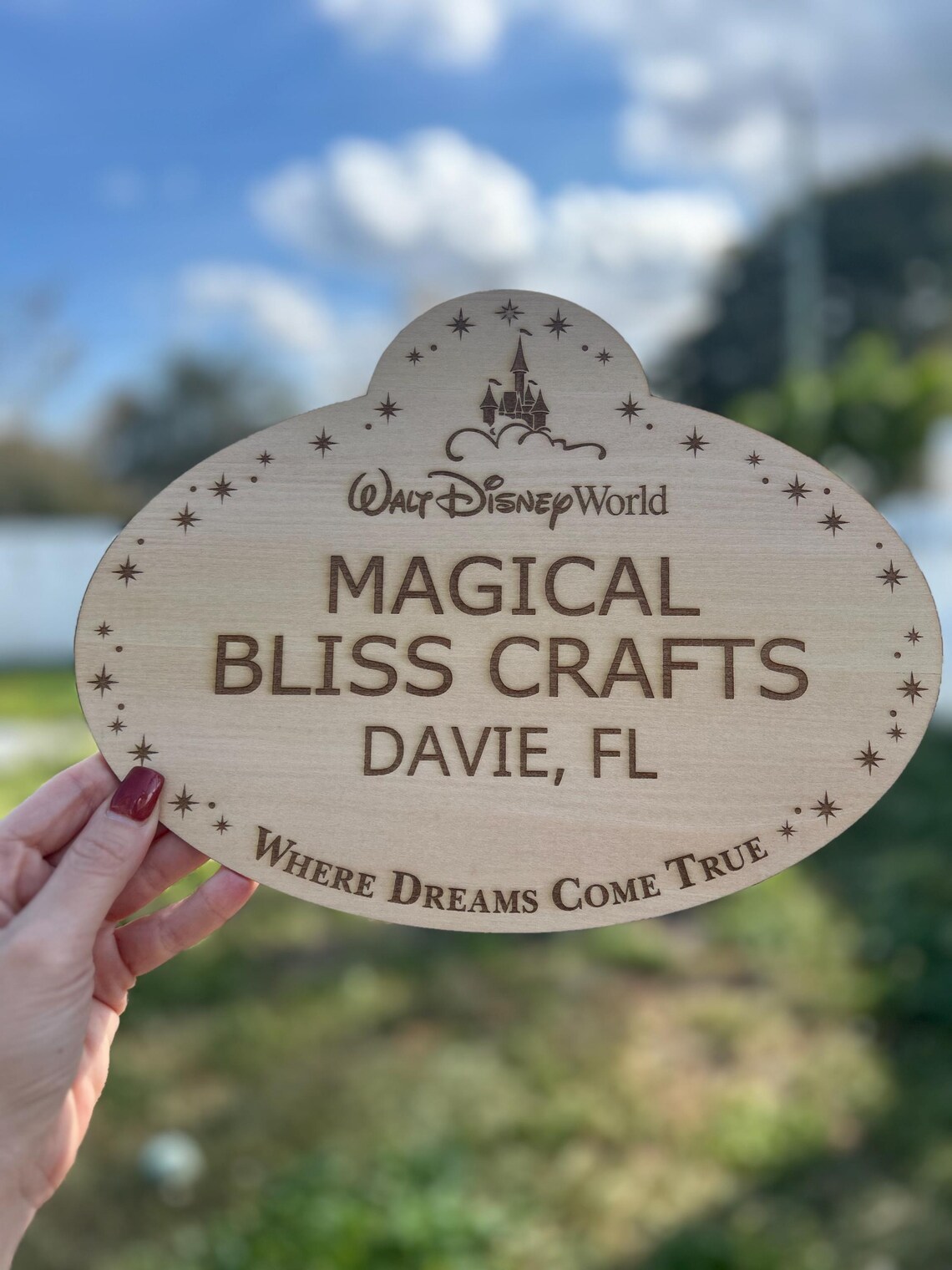 Disney Addition Sign Personalized Disney Cast Member Badge Sign, Disneyland, Disney World ...
