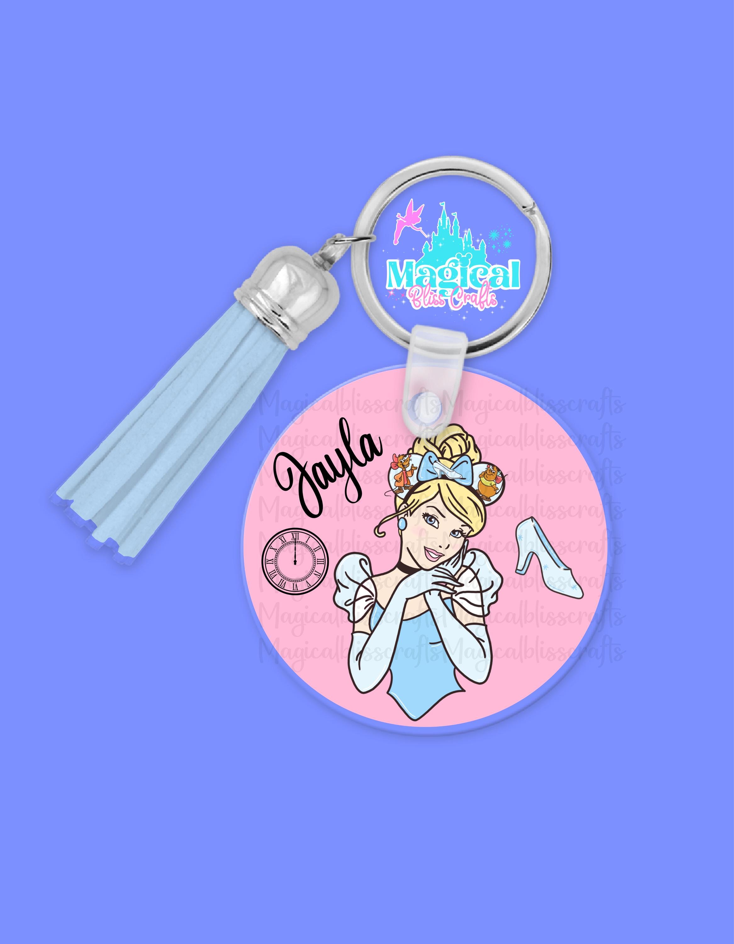 Magical Princess Acrylic Custom Key Chains, Bag Charms, Princess Key ...