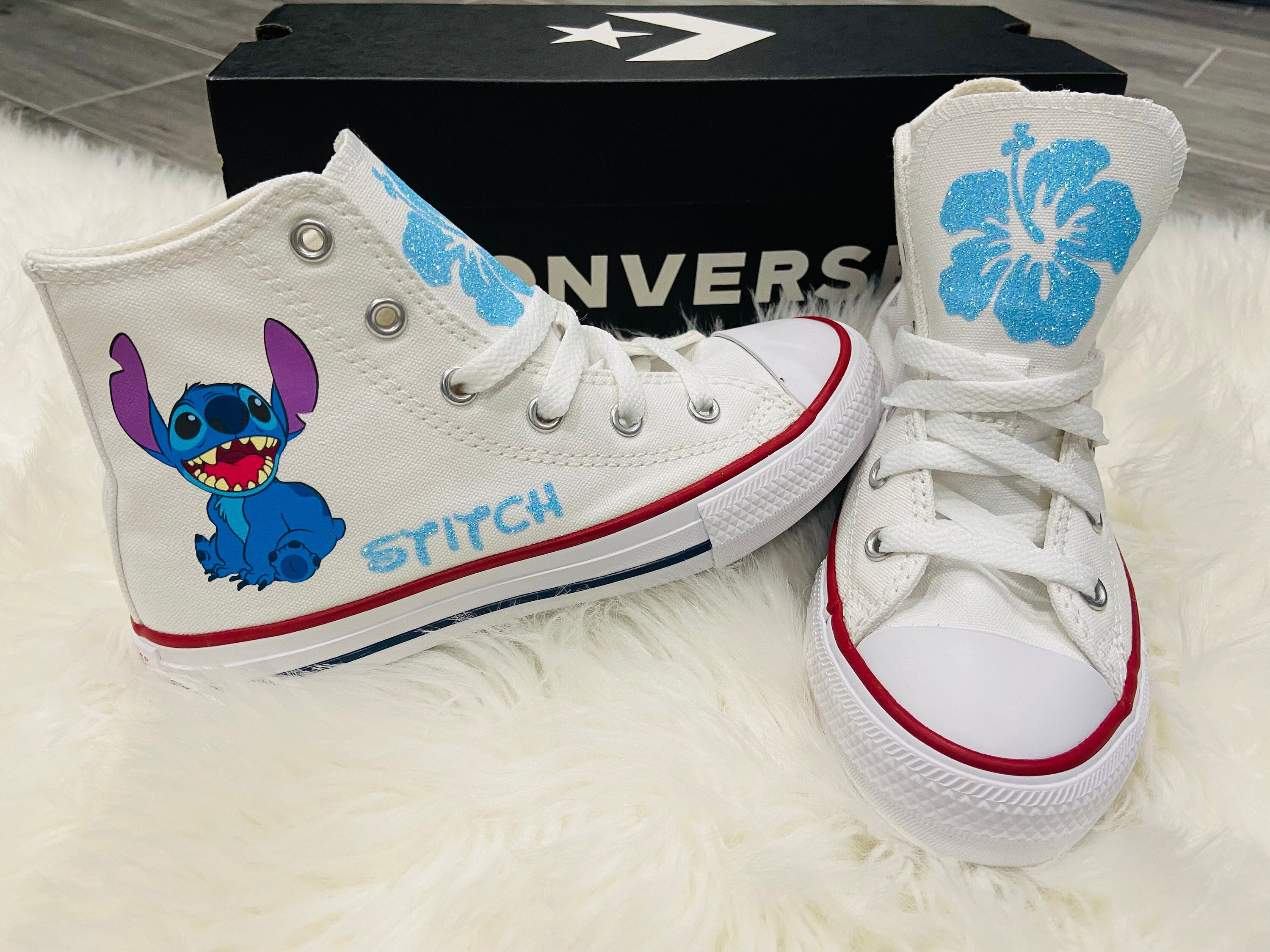Stitch Custom Converse - Etsy