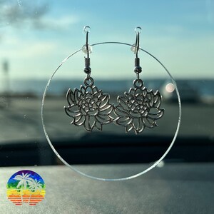 Lotus Flower Earrings
