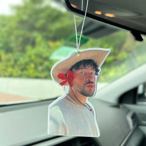 Bad Bunny Volume 3 Car Air Freshener Bad Bunny Car Freshie Etsy