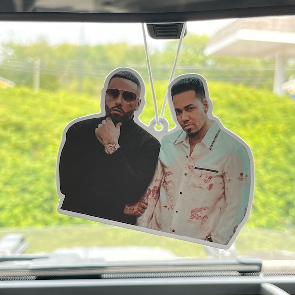 Custom Nicky Jam & Romeo Santos Air Freshener