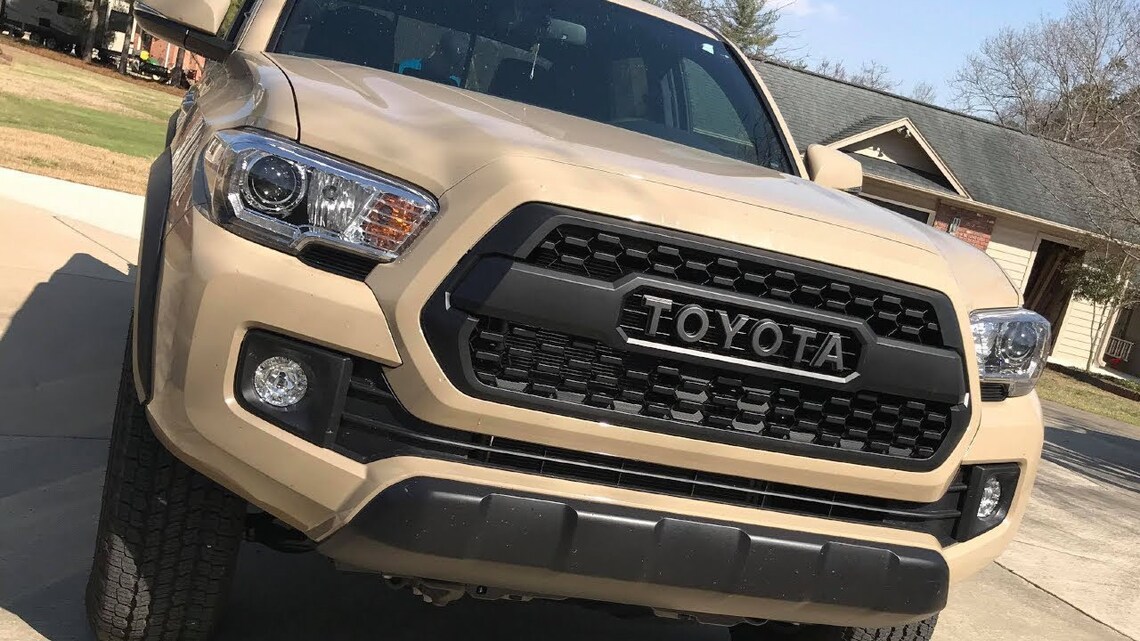 TOYOTA TRD Pro Black Out Grille Etsy