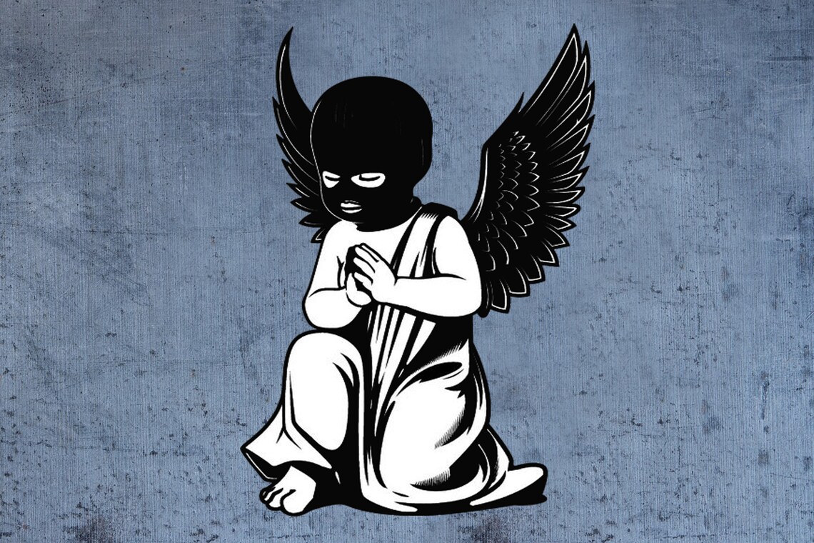 Angel wear balaclava ski mask SVG cut file tshirts Cricut Etsy