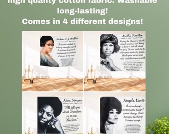 Black History Tapestry: Afrocentric Home Decor, Iconic Black Women Art