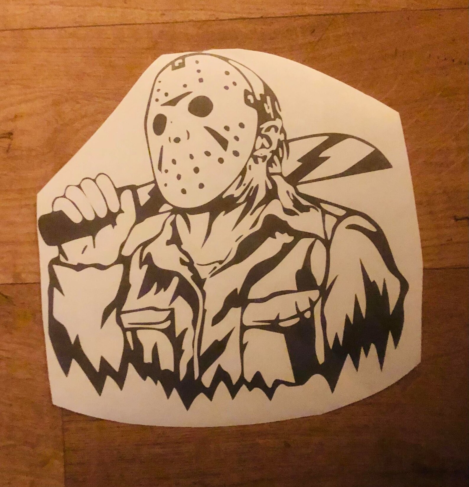 Jason Voorhees Wall/laptop/window Decal. Etsy UK