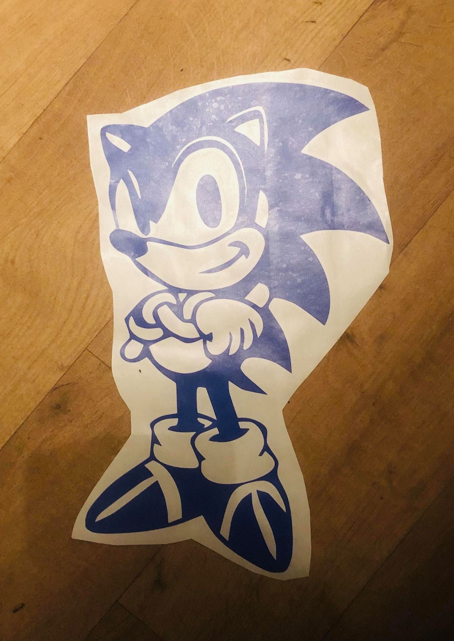 Sonic the hedgehog wall decal. Etsy