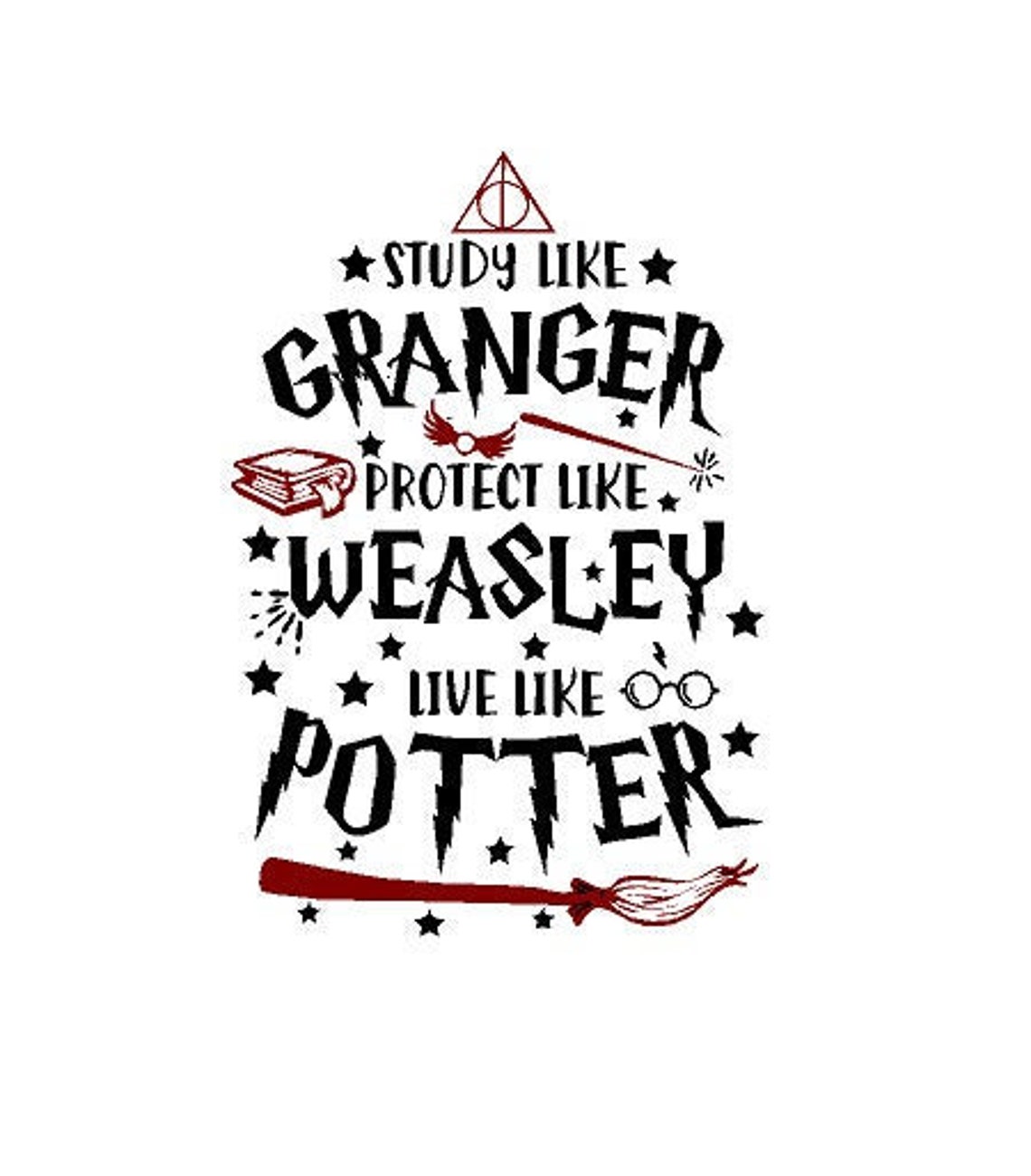 Harry Potter wall decal. Etsy