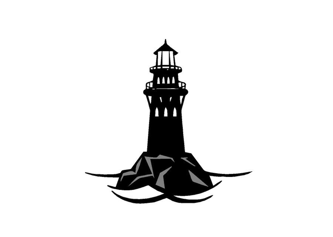 Large Lighthouse Wall Decal Etsy
