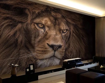 Jplo9|#Jp London MDXL1X375633 Jpl and Ashley Vincent Present Brink of Extinction Lion Head Africa Face 12 Ft Wide by 8.5 Ft High Peel and Stick Fully Removable Wall Mural Extra Large Jplo9|#Jp London MDXL1X375633 Jpl and Ashley Vincent Present Brink of Extinction Lion Head Africa Face 12 Ft Wide by 8.5 Ft High Peel and Stick Fully Removable Wall Mural Extra Large
