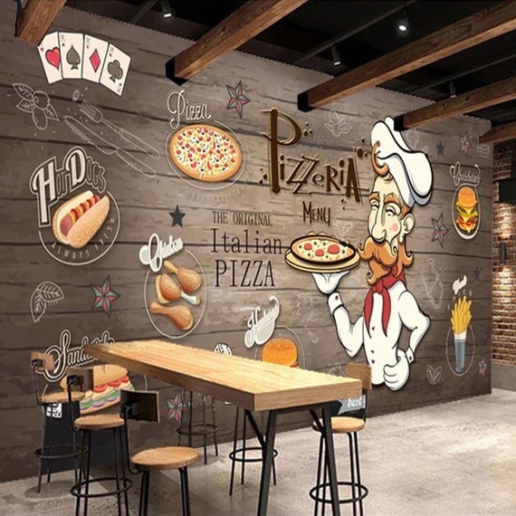 Pizza Wallpaper Restaurant Wallpaper Cafe Wallpaper Food - Etsy Australia Pizza Wallpaper Restaurant Wallpaper Cafe Wallpaper Food - Etsy Australia