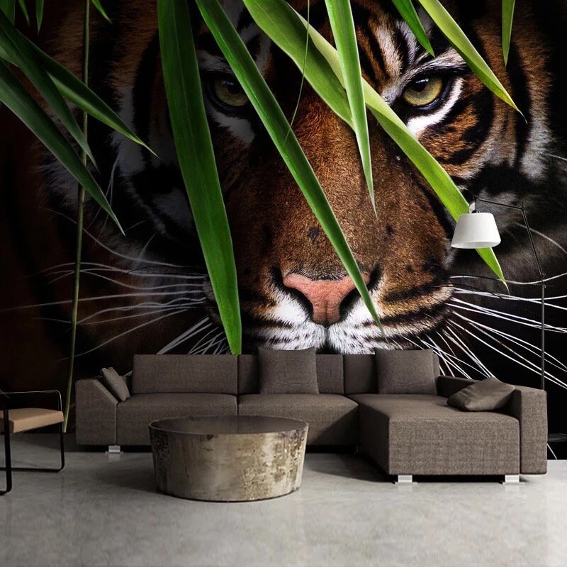 Tiger Wallpaper - Etsy