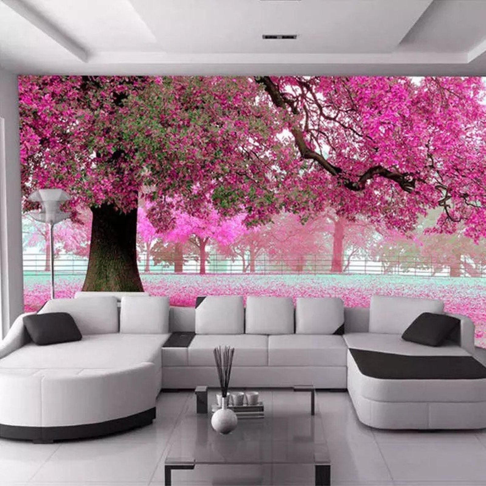 Cherry Blossom Tree Wall Mural Cherry Blossom Tree - Etsy