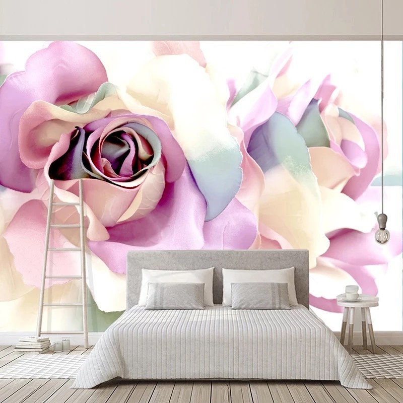 Pink Wall Mural - Etsy Pink Wall Mural - Etsy