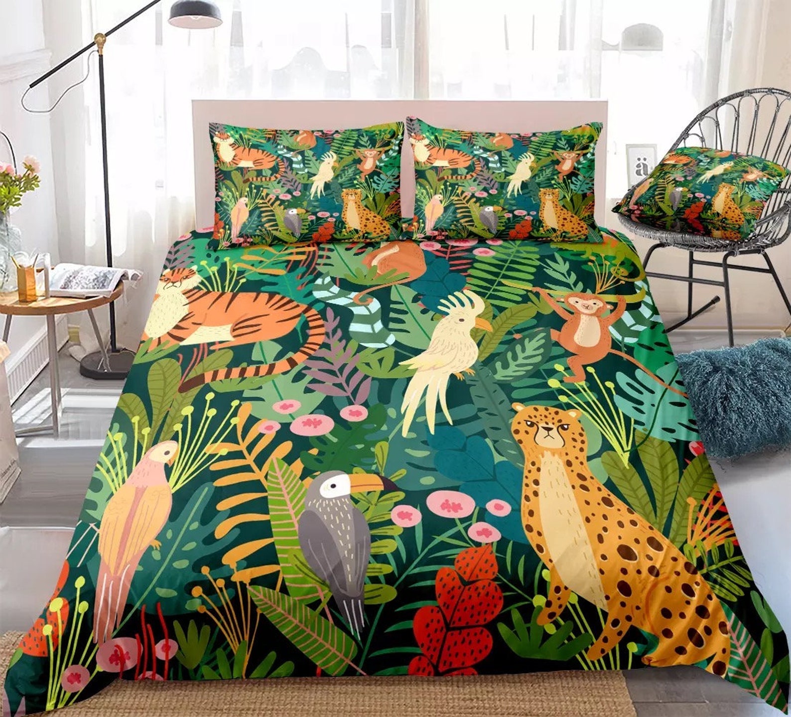 safari queen duvet cover